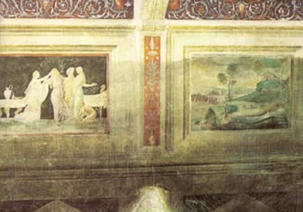 Camera di Ovidio - Particolare parete est